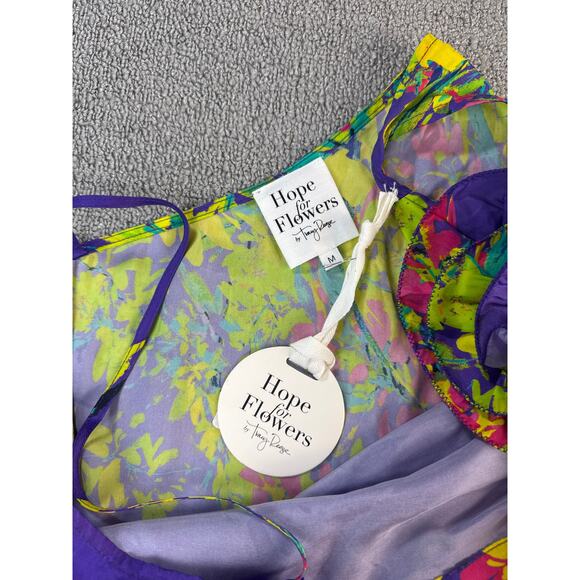 NWT Tracy Reese Hope for Flowers Corsage Cami Top Bright Floral Multi Medium - Picture 6 of 11